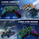 RGB Wireless Gamepad Controller – Multi-Function Joystick for PC, Xbox, and More