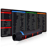 Extended Office Mouse Pad – Large Keyboard & Mousepad for Excel, PowerPoint, Word, Gaming