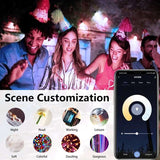 Smart LED Bulb – E27/E26 WiFi & Bluetooth RGB Light with Remote Control