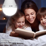 USB Rechargeable LED Bulb – E27 Smart Dimmable Light with Touch Control & Timer