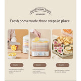 Thermostatic Food Dehydrator – 5-Layer Fruit & Vegetable Dryer for Home Use