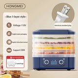 Thermostatic Food Dehydrator – 5-Layer Fruit & Vegetable Dryer for Home Use