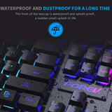 104-Key Backlit Mechanical Gaming Keyboard & Mouse Set – Waterproof, Luminous for PC/Laptop
