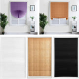 Self-Adhesive Pleated Blinds – Folding Window Shades for Home