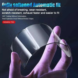 HD Ceramic Film Screen Protector for iPhone 16, 15, 14, 13, 12, 11 Pro Max – Non-Glass Protection