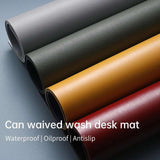 Large Gaming Mouse Pad – Waterproof PU Desk Mat for Computer, Keyboard & Mouse