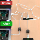 Magnetic Desk Organizer – Cable Storage Fixture for Mouse, Data Line, and Memory