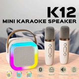 Bluetooth Speaker – Portable Home Karaoke Mini Wireless Audio with Microphone