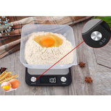 Digital Kitchen Scale – 10kg Capacity, Stainless Steel, Smart Weighing for Cooking & Baking