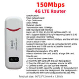 4G LTE USB Modem Dongle – 150Mbps Wireless WiFi Mobile Router for Home & Office