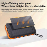 20000mAh Solar Power Bank – Portable Charger with USB-A and USB-C Fast Charging