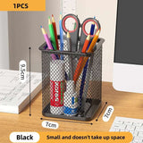Metal Desk Organizer – Mesh Pen Holder and Pencil Cup for Desktop Storage