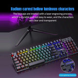 104-Key Backlit Mechanical Gaming Keyboard & Mouse Set – Waterproof, Luminous for PC/Laptop