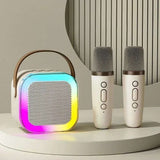 Bluetooth Speaker – Portable Home Karaoke Mini Wireless Audio with Microphone