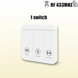 433 MHz RF Curtain Switch Module – Wireless Remote for Motorized Blinds