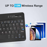 Mini Bluetooth Keyboard & Mouse Set – Rechargeable for Phone, Tablet, PC, and Laptop