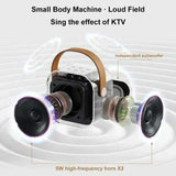 Bluetooth Speaker – Portable Home Karaoke Mini Wireless Audio with Microphone