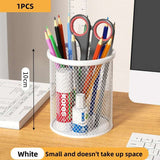 Metal Desk Organizer – Mesh Pen Holder and Pencil Cup for Desktop Storage