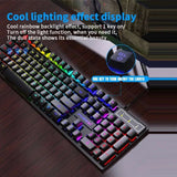 104-Key Backlit Mechanical Gaming Keyboard & Mouse Set – Waterproof, Luminous for PC/Laptop