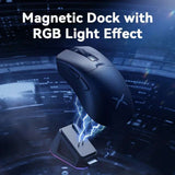 Wireless Gaming Mouse – Ergonomic Design, 8K Polling Rate, RGB Charging Dock for PC