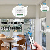 433 MHz RF Curtain Switch Module – Wireless Remote for Motorized Blinds