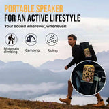 Portable Bluetooth Speaker – Outdoor Wireless Woofer with FM/TF Card/USB Flash Drive