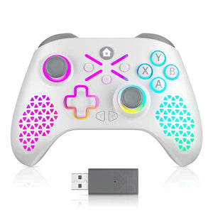 RGB Wireless Gamepad Controller – Multi-Function Joystick for PC, Xbox, and More