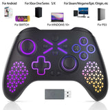 RGB Wireless Gamepad Controller – Multi-Function Joystick for PC, Xbox, and More
