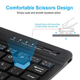 Mini Bluetooth Keyboard & Mouse Set – Rechargeable for Phone, Tablet, PC, and Laptop
