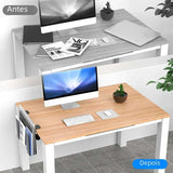 Adjustable Under Desk Rack – Laptop Charging Stand, Cable Organizer & Storage Holder for iPad