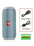 Portable Bluetooth Speaker – Outdoor Wireless Woofer with FM/TF Card/USB Flash Drive
