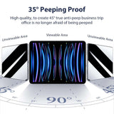 Privacy Glass Screen Protector for iPad Pro 12.9, 12, 11, Air 5, 4 – Anti-Peep Film for iPad Mini 6