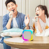 Bluetooth Speaker – Portable Home Karaoke Mini Wireless Audio with Microphone