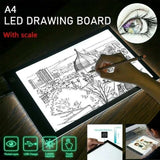 LED Copying Table for Kids – Adjustable Brightness Drawing Board with Night Light and Transparent Copying Surface