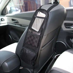 Car Backseat Organizer with Touch Screen Tablet Holder – Auto Storage Pockets for Car Seat Protection