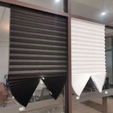 Self-Adhesive Pleated Blinds – Folding Window Shades for Home