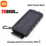 20000mAh Solar Power Bank – Portable Charger with USB-A and USB-C Fast Charging