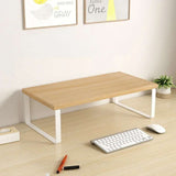 Desktop Monitor Stand – Wooden Shelf for Computer, Laptop, and Office Storage