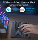 Mini Bluetooth Keyboard & Mouse Set – Rechargeable for Phone, Tablet, PC, and Laptop