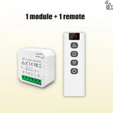 433 MHz RF Curtain Switch Module – Wireless Remote for Motorized Blinds