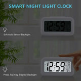 LED Digital Alarm Clock – Backlight, Snooze, Time & Calendar Function, Multifunctional Desktop Clock