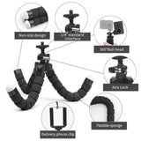 Mini Flexible Sponge Octopus Tripod for iPhone Samsung Xiaomi Huawei Mobile Phone Smartphone Tripod for Gopro 8 7 5 Camera