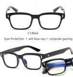 Anti Blue Ray Computer Glasses Men Screen Radiation Eyewear Brand Design Office Gaming Blue Light Goggle UV Blocking Eye Spectacles - Techngeek