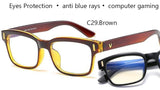 Anti Blue Ray Computer Glasses Men Screen Radiation Eyewear Brand Design Office Gaming Blue Light Goggle UV Blocking Eye Spectacles - Techngeek