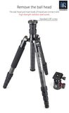 RT55C Professional carbon fibre tripod for digital camera tripod Suitable for travel