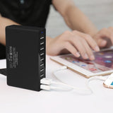 6 to 10 Port Multi USB Quick Charger - Techngeek