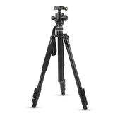 Professional Portable Travel Camera Tripod Aluminium Alloy 4-Sections Tripod Stand for Canon Nikon SLR DSLR Digital Camera