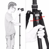 Professional Portable Travel Camera Tripod Aluminium Alloy 4-Sections Tripod Stand for Canon Nikon SLR DSLR Digital Camera