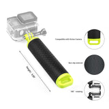 Handheld Float Grip Monopod for Gopro Hero 8 7 5 Black Session