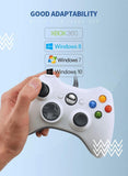 USB Wired Gamepad for Xbox 360 /Slim Controller for Windows 7/8/10 Microsoft PC Controller Support for Steam Game - Techngeek